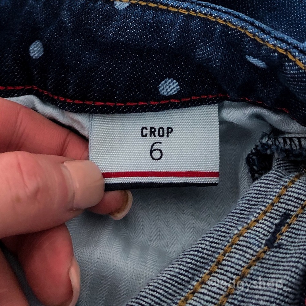 Tommy Hilfiger | Polka Dot Cropped Slim Fit Jeans - Picture 5 of 6